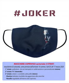 Maschera copriviso joker